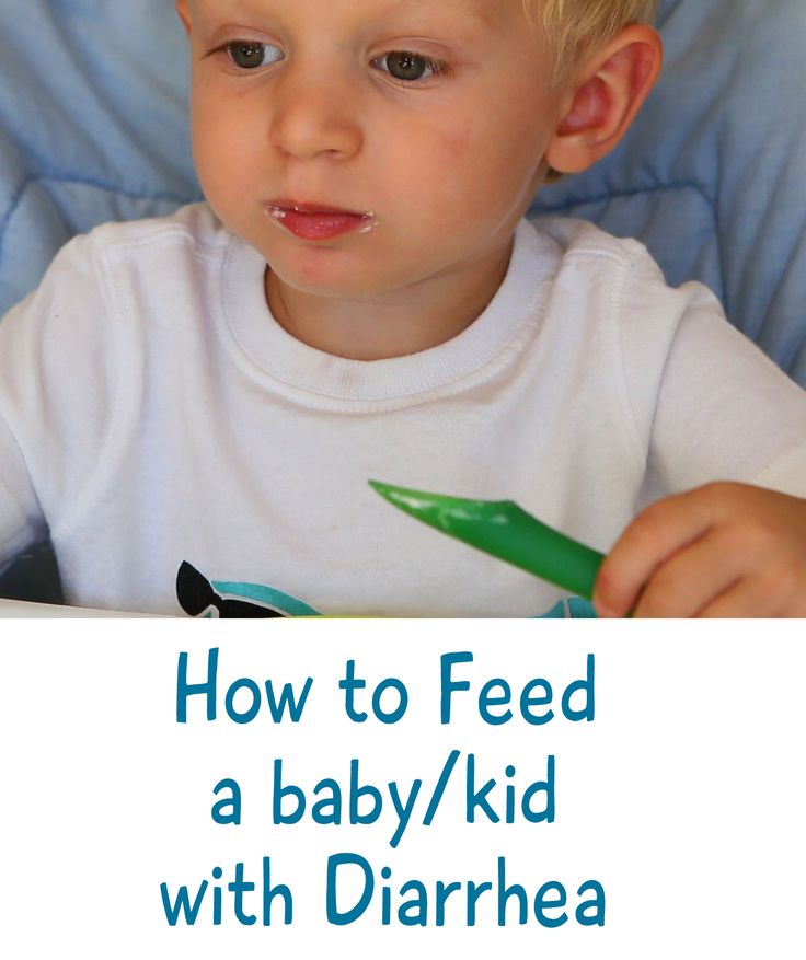 What to feed a baby when they have diarrhea