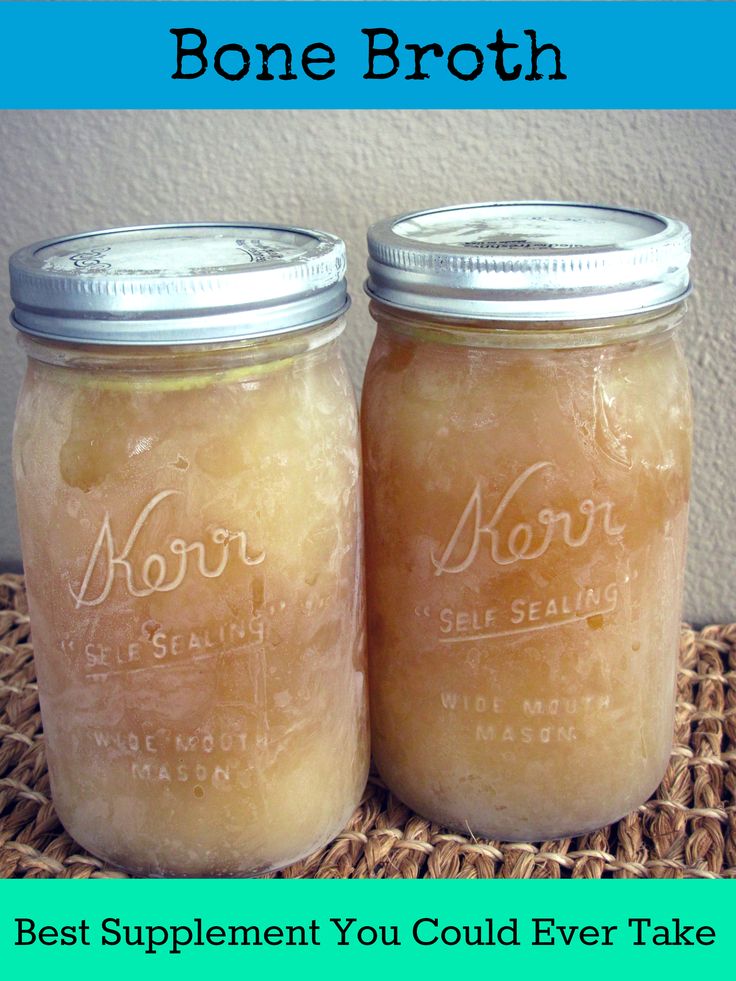 Bone broth baby food