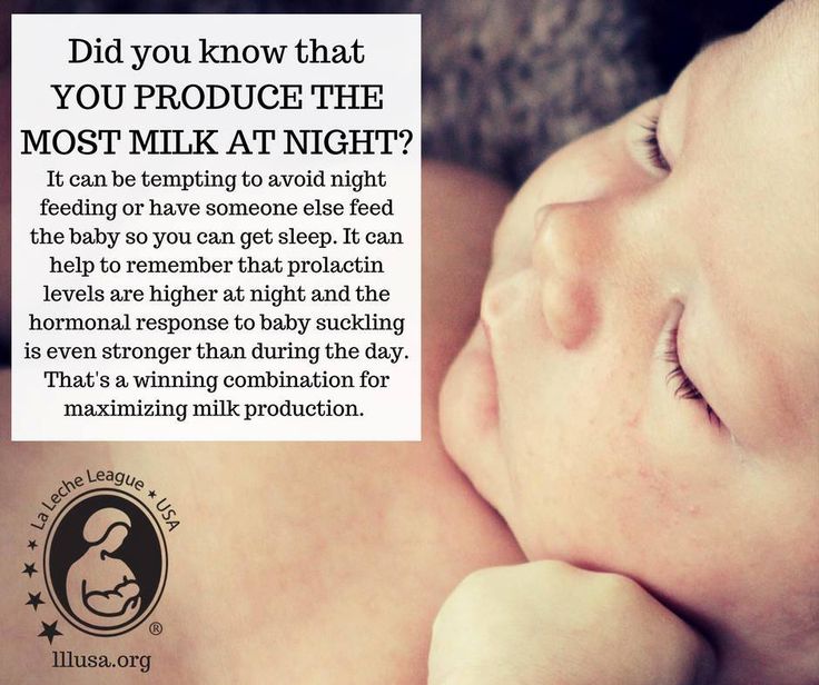 When do babies drop middle of night feeding