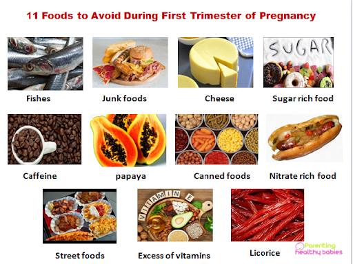 Food to make baby fair during pregnancy