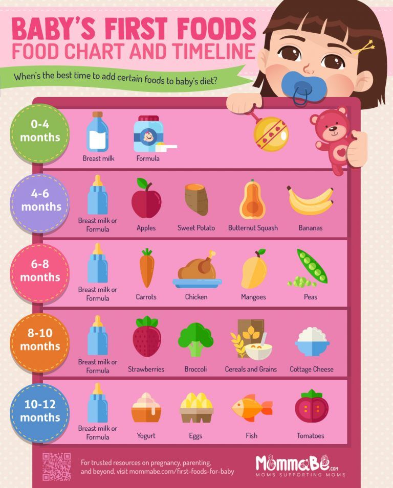 6 to 12 months — your baby's first foods