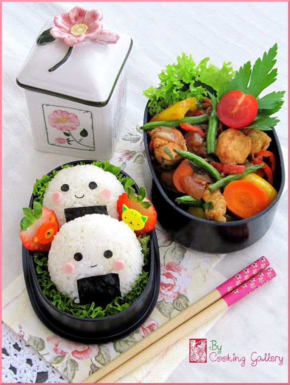 funny eyes face food picks for Bento Box Lunch Box - modeS4u