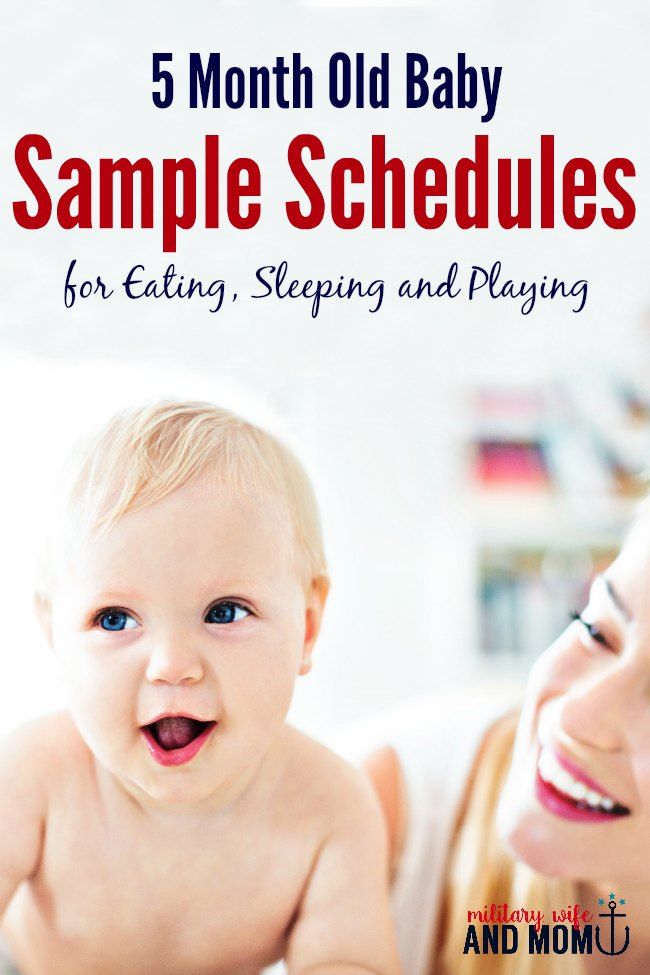 Monthly feeding schedule for babies