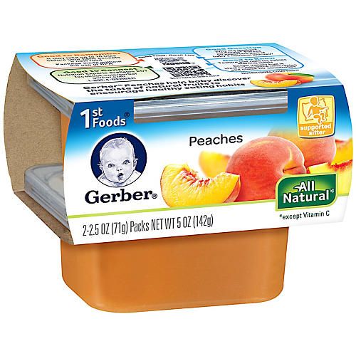 Ages for gerber baby food