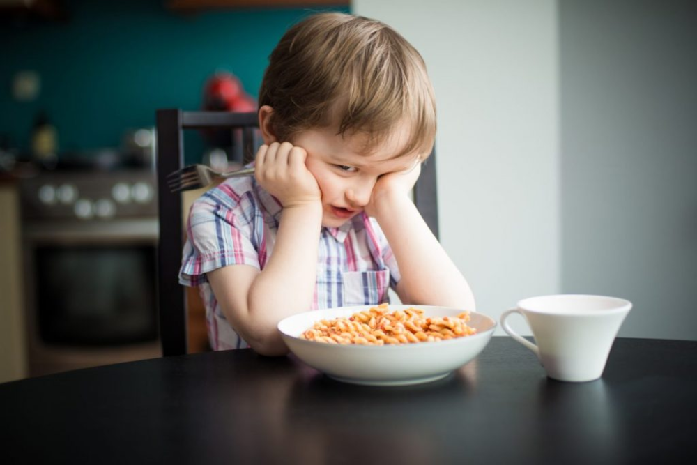 One year baby not eating food