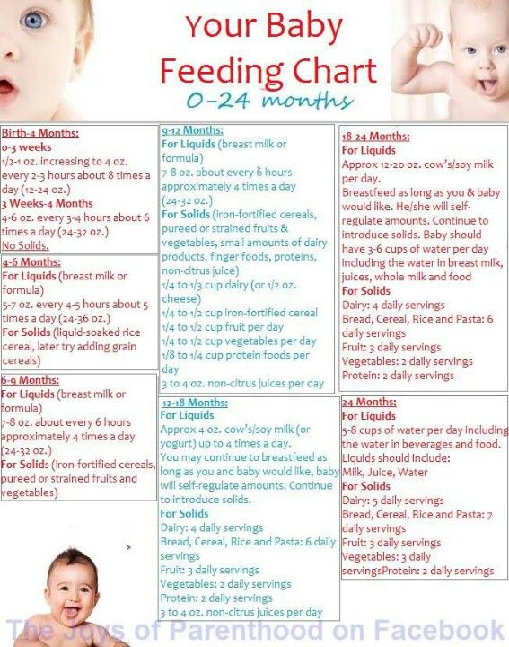 Feeding hours for babies