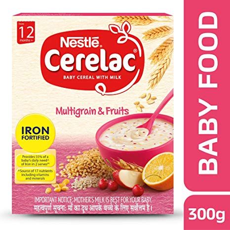 Iron enriched foods for baby