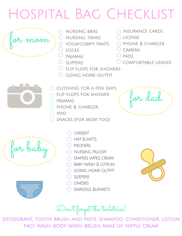 Baby feeding checklist