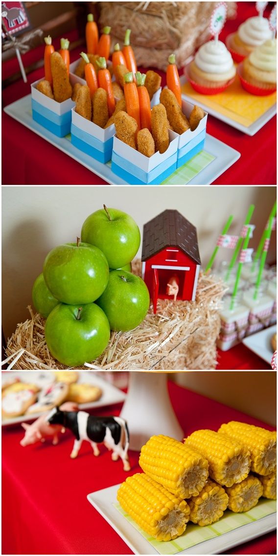 Baby shower food display ideas