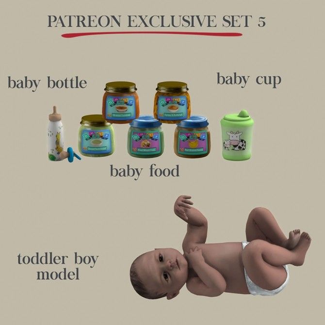 Sims 4 baby food