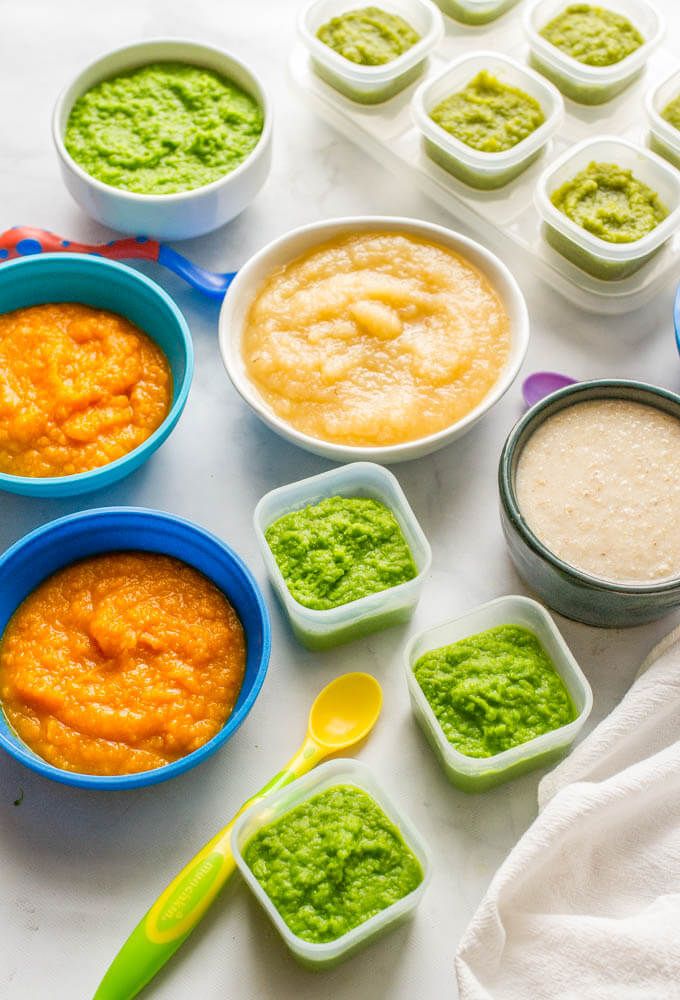 Pureed baby food combinations