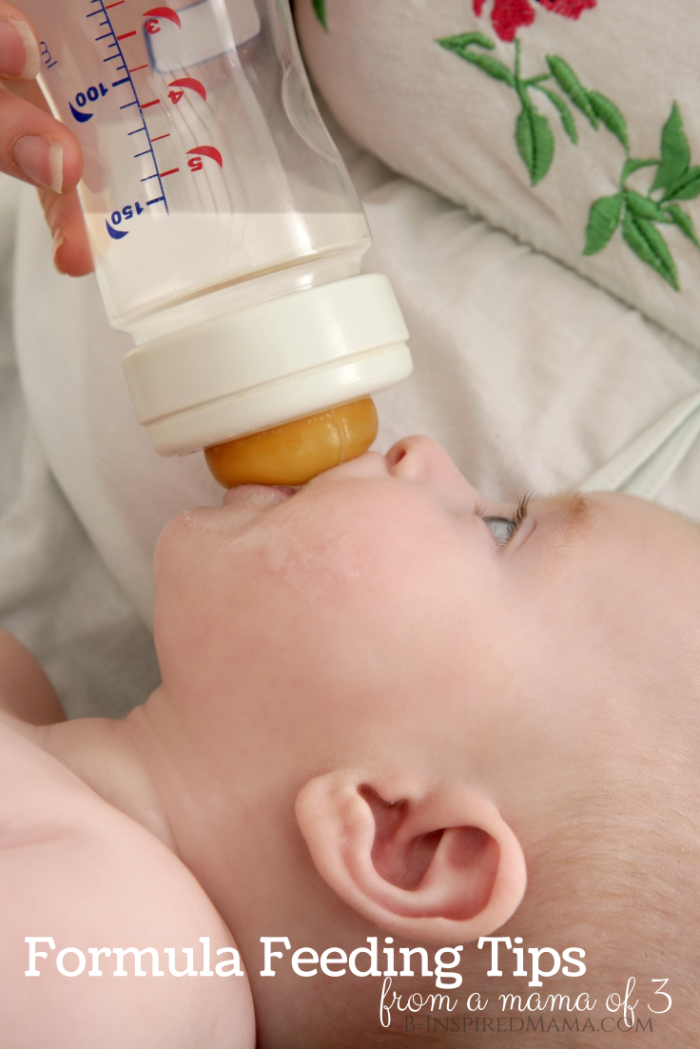 Baby throwing up formula after feeding