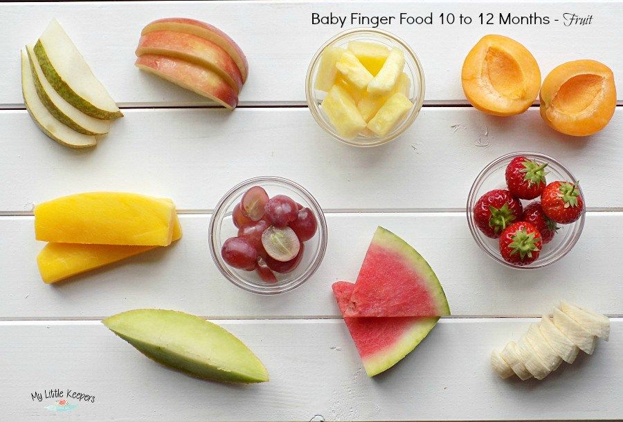 Twelve months baby food