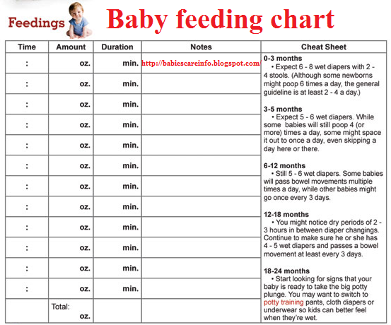 Baby Feeding schedule: A Guide to the First year – Woolino