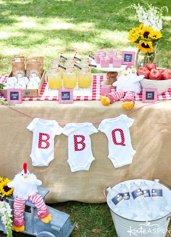 Healthy food for baby shower