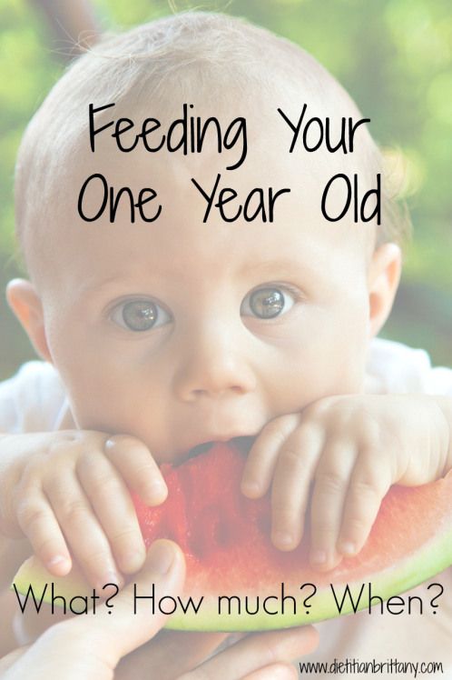 How often should you feed a one year old baby