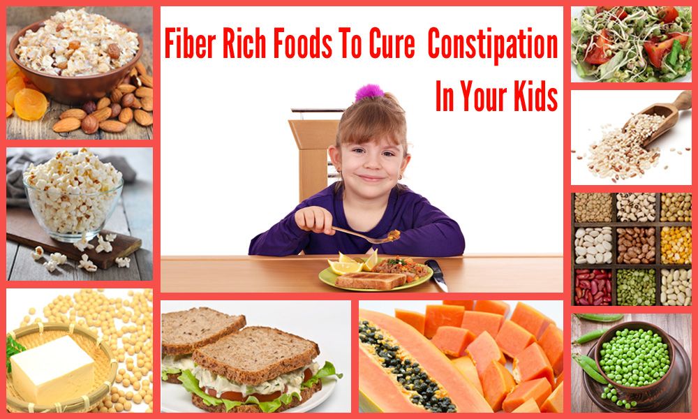 Foods to relieve constipation for baby