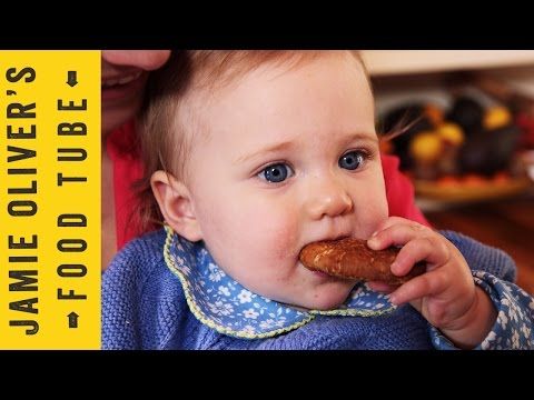Baby gagging on food teething