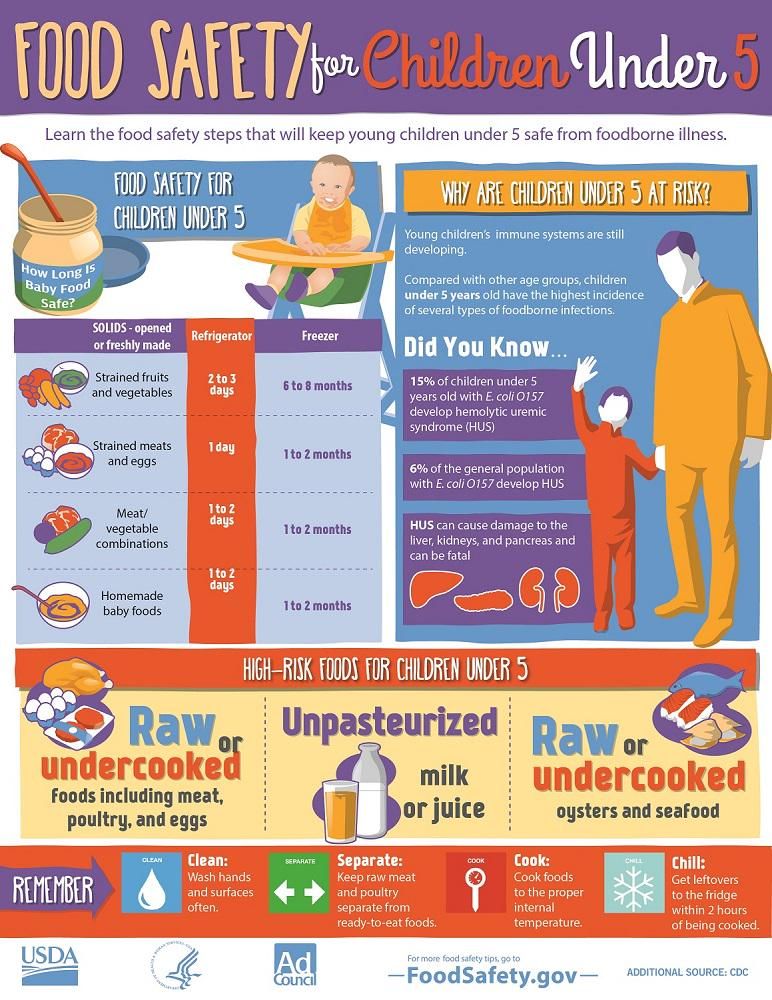 How long can baby food last in freezer