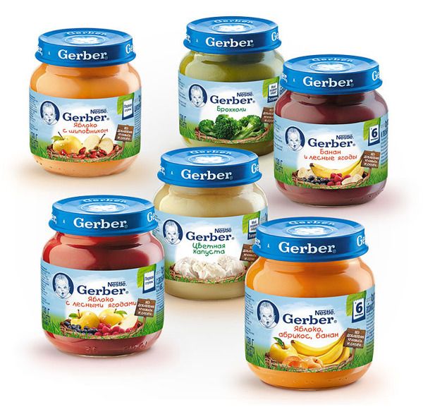 Gerber baby food pasta