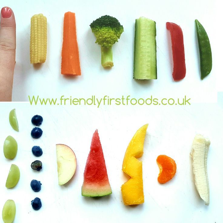 Vegetable finger foods baby