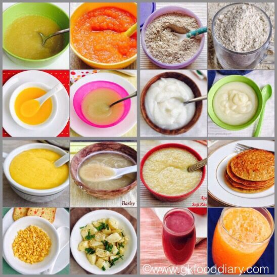 Homemade healty baby food