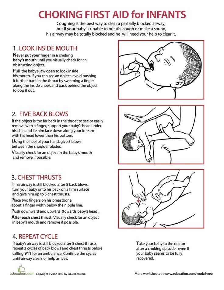 Baby turns head while feeding