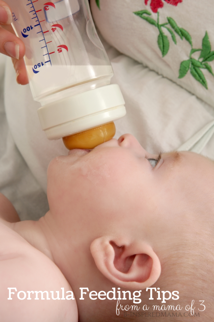 Baby fussy during formula feeding