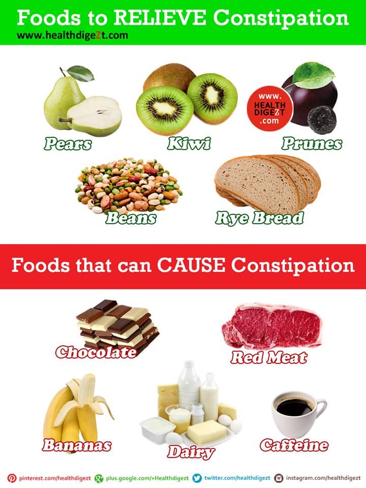 Foods to avoid for constipation in babies