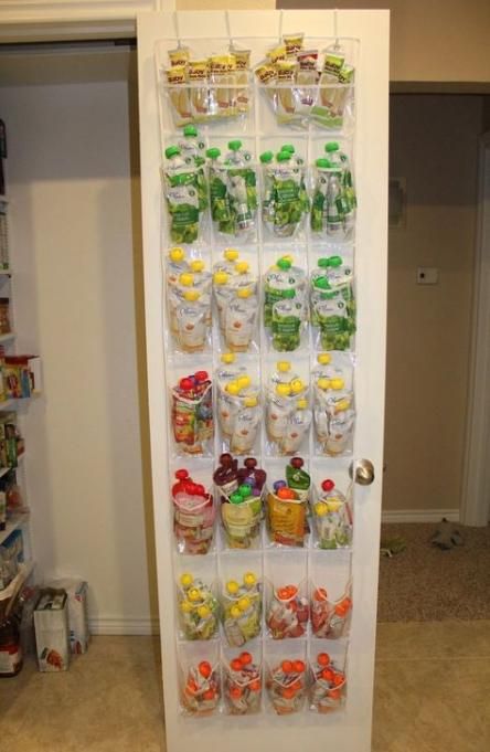 Baby food storage organizer