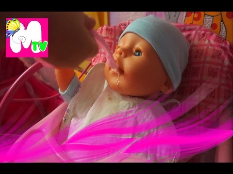 How to feed a baby born doll