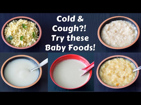 Food for cold in babies