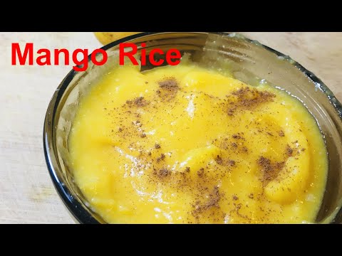 Mango baby food mixtures