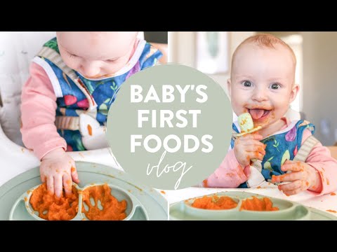 Baby first solid food ideas