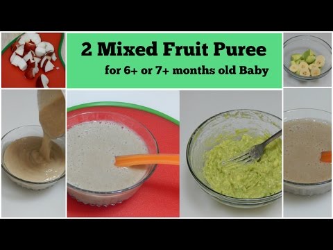 Natural food for 6 months old baby