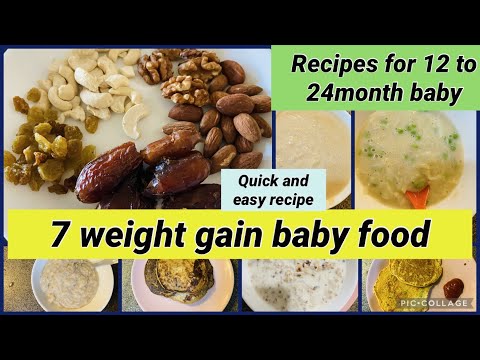 Foods to help your baby gain weight