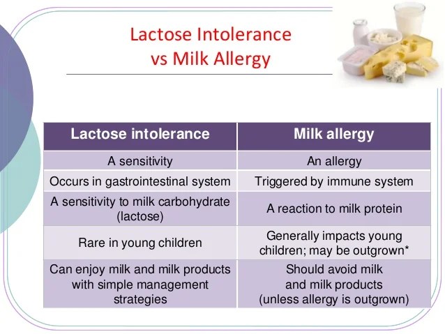 Food for lactose intolerant babies