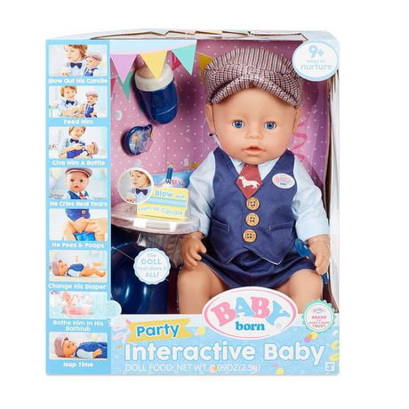 Baby born interactive doll food