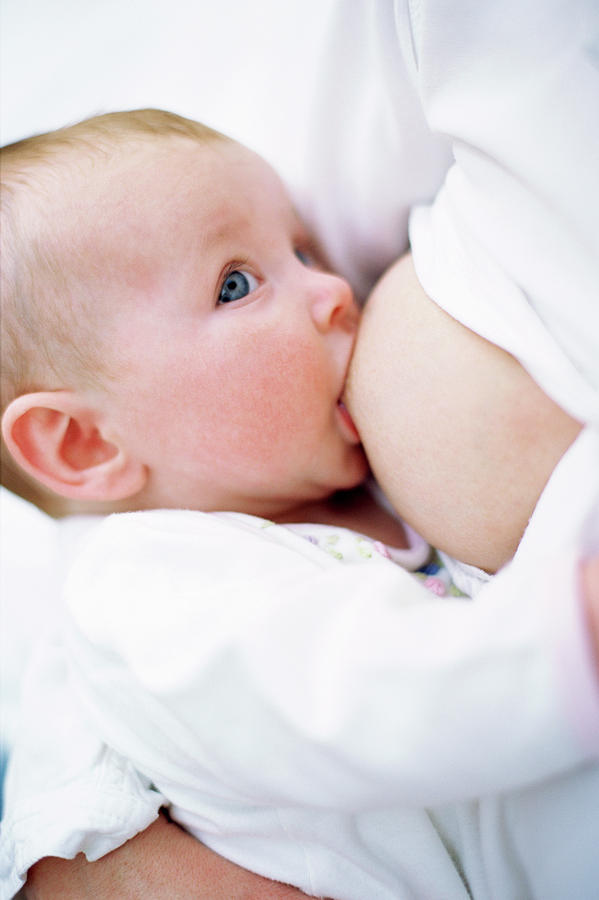 Baby puking after feeding breast milk