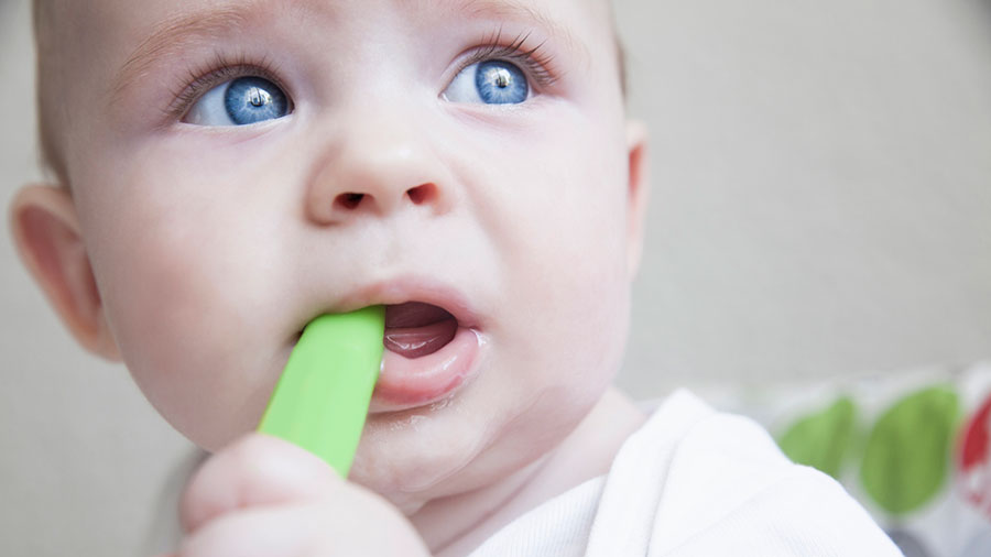 Baby food while teething