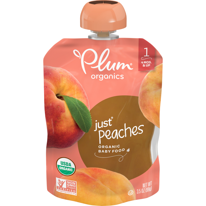 Plum organics organic baby food