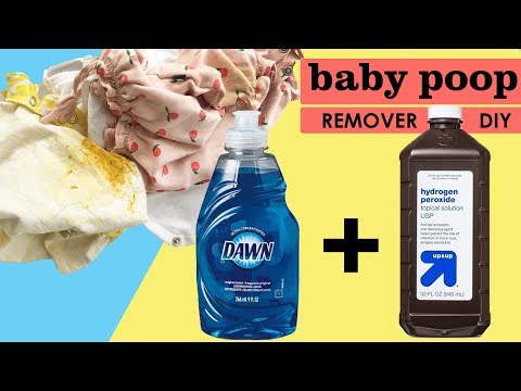 Remove baby food stains