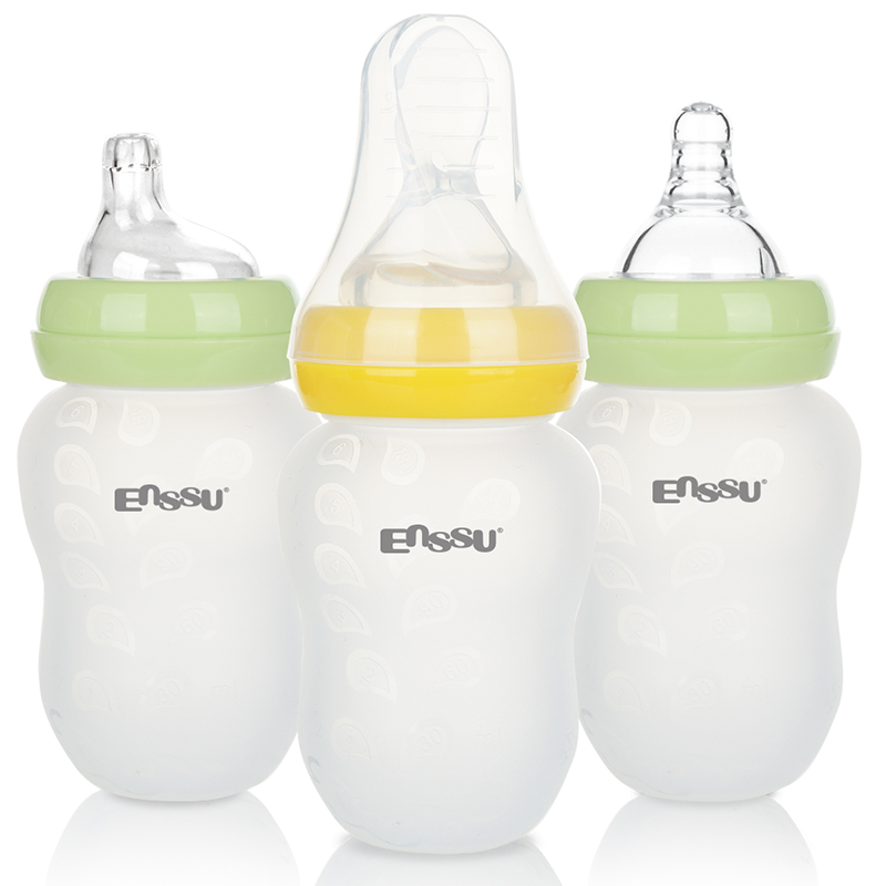 Self feeding bottles for babies