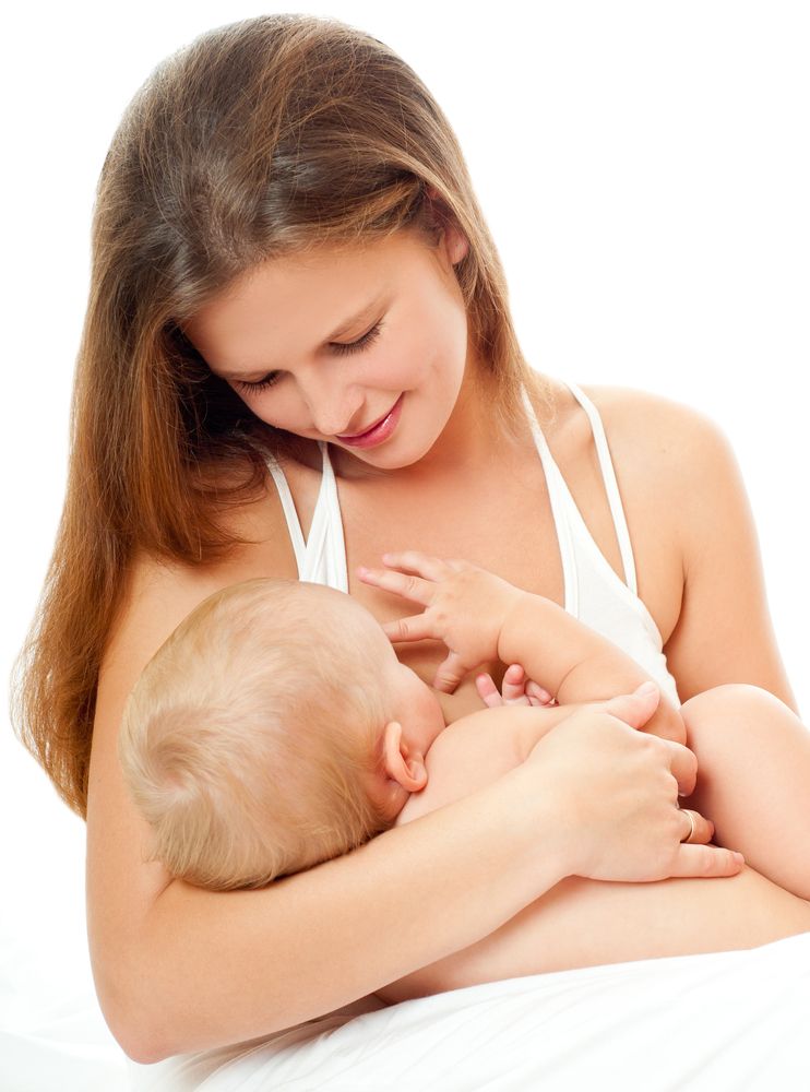 Baby breathing while feeding