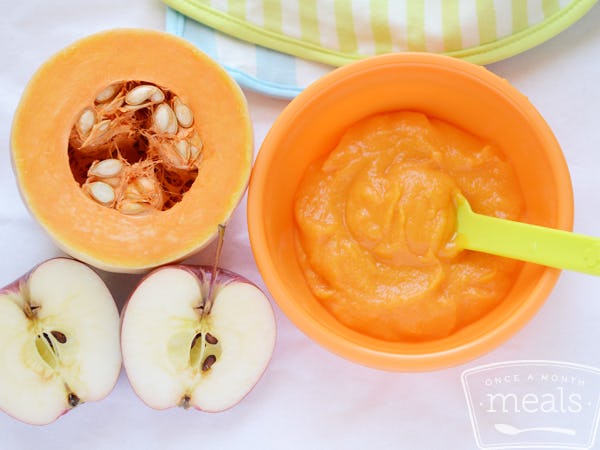 Pumpkin baby food combinations