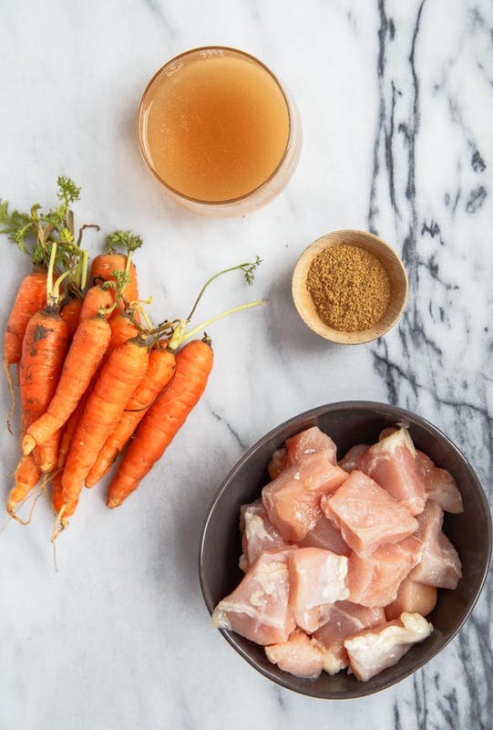 Carrot bars with baby food