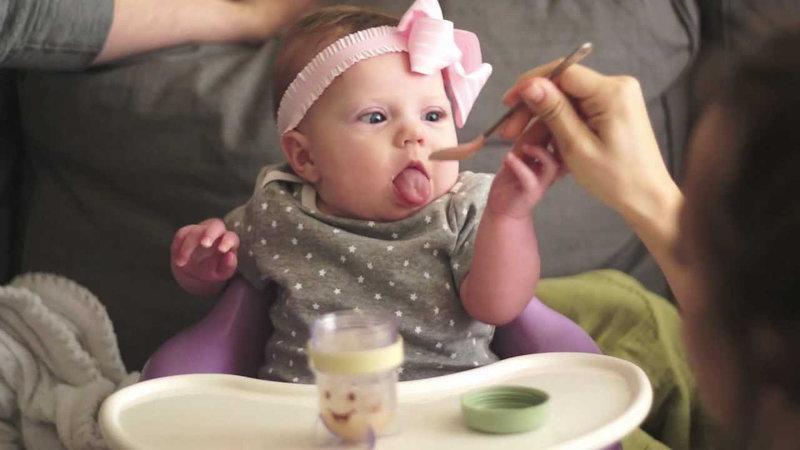 Baby food eating videos