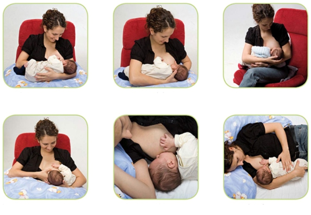 How to position baby for feeding