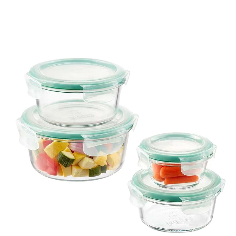 Glass storage containers for baby food