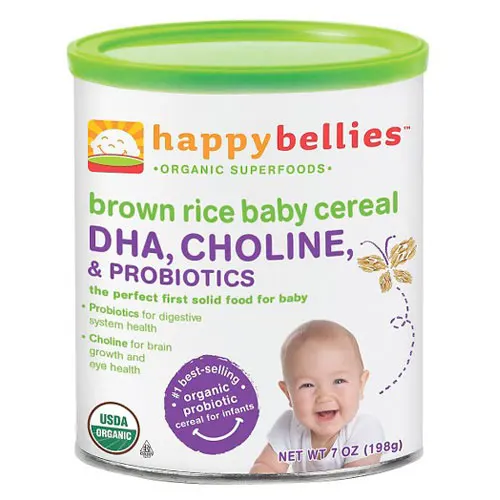 Introducing baby food to infant